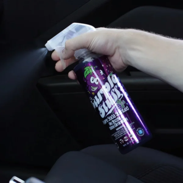 Purple Stuff - Grape Soda Scented Air Freshener - ყურძნის ლიმონათის არომატის ჰაერის გამაგრილებელი