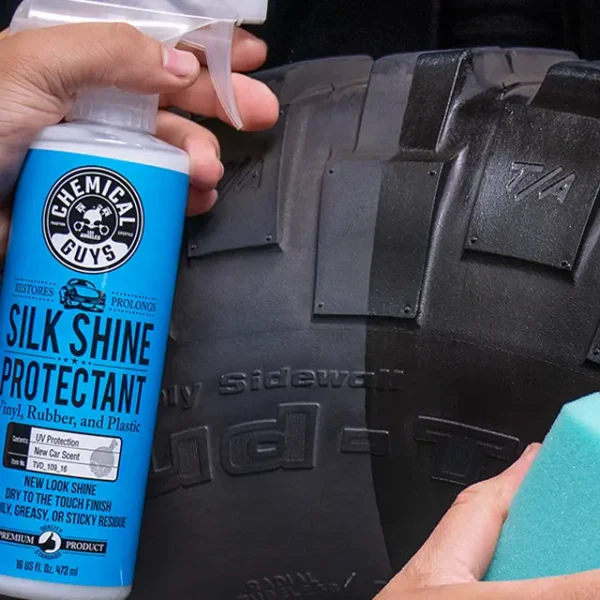 Silk Shine - ვინილის, რეზინის, პლასტმასის აბრეშუმისებრი ბზინვარება და დაცვა