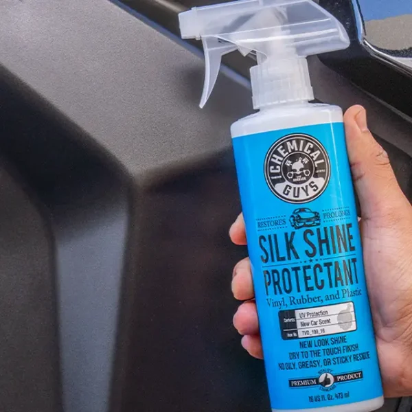 Silk Shine - ვინილის, რეზინის, პლასტმასის აბრეშუმისებრი ბზინვარება და დაცვა