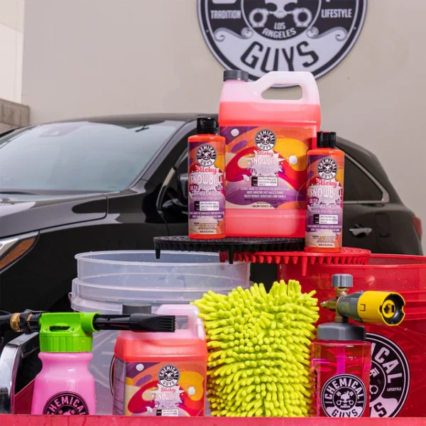 Sticky Snowball Ultra Snow Foam Car Wash – კონცენტრირებული აქტიური ქაფი ავტომობილის რეცხვისთვის