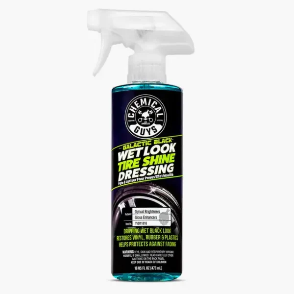 Galactic Black Wet Look Tire Shine Dressing - სველი ეფექტის მქონე სპრეი
